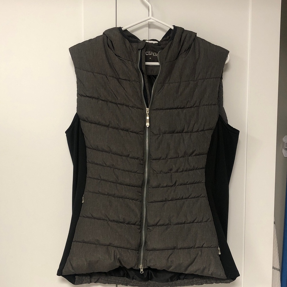German tcm merch -  Women's Gray Puffer Vest